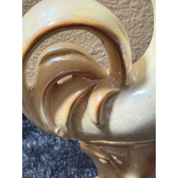 Vintage Norcrest Mid-Century Modern Ceramic Rooster Figurines - Pair Of 2 - Picture 7 of 12
